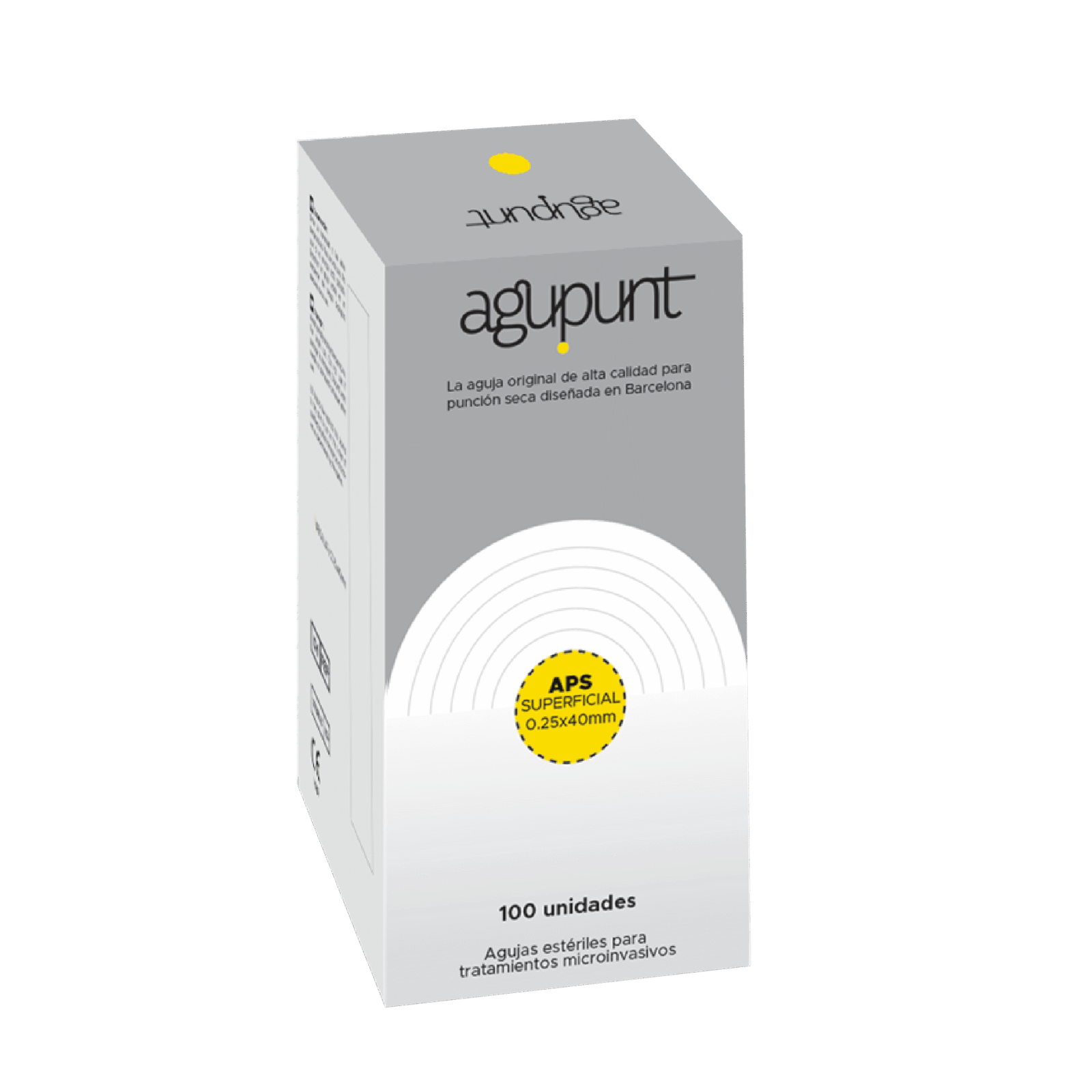 6 PUNCION SECA 0.25X40MM AGUJAS DE PUNCIÓN SECA SUPERFICIAL 0.25X40MM AMARILLO - Imagen 1