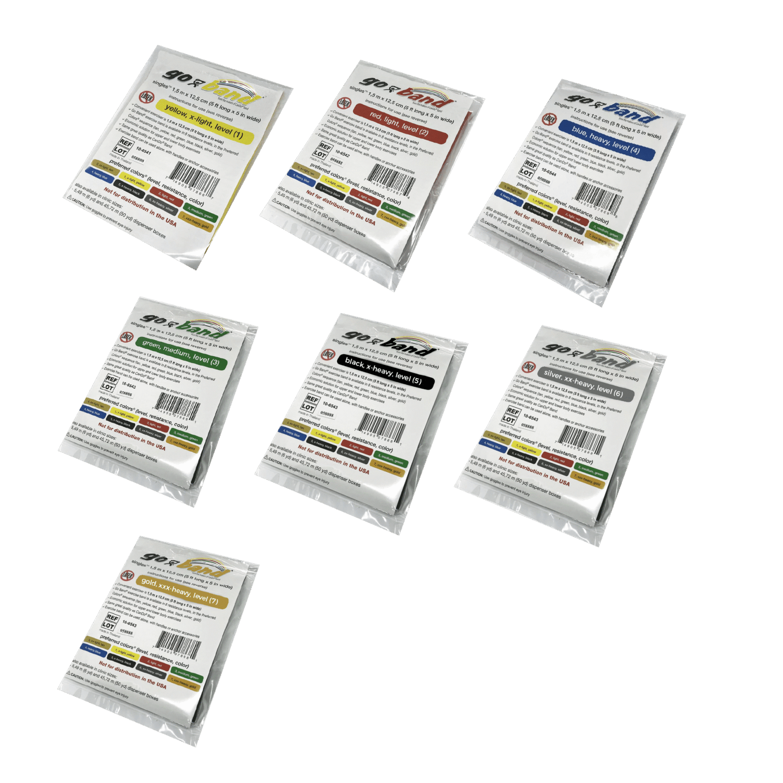 BANDAS 150CM_Mesa de trabajo 1 BANDAS PRE-CORTADAS 1.50 MTS- LIBRE DE LÁTEX - Imagen 1