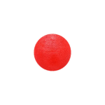 PELOTA DE GEL CIRCULAR 6.5CM ROJO 25LB 1 UNIDAD