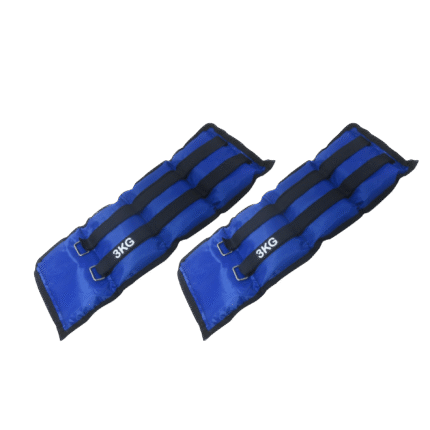 PESAS DE TOBILLO X 2 UNIDADES 3KG AZUL