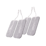 ELECTRODOS ADHESIVOS RECTANGULARES X4 UND 9X5 CM
