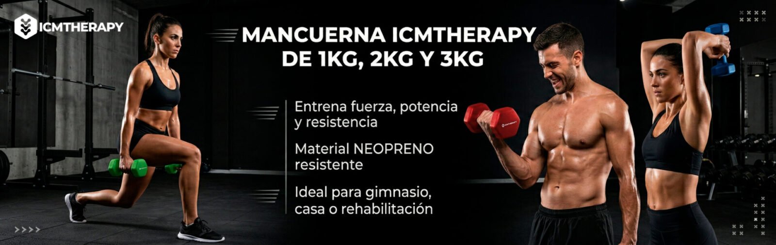 MANCUERNAS DE 1 2 Y 3KG