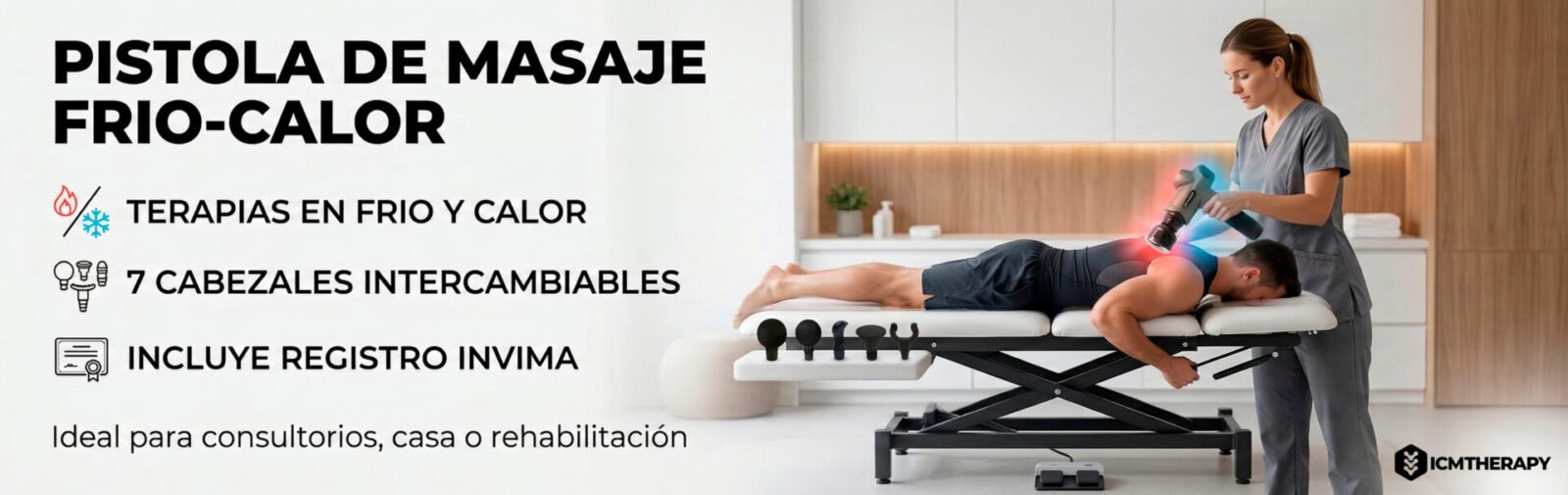 PISTOLA DE MASAJE FRIO CALOR ABNNER