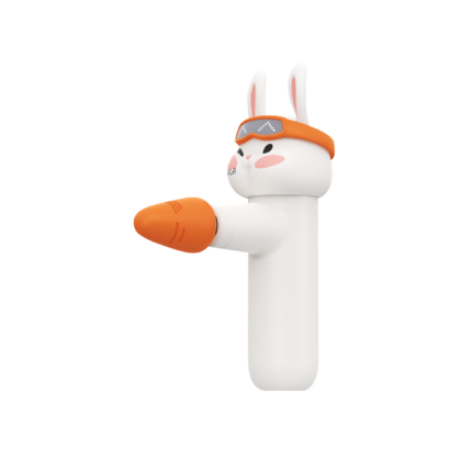 Mini masajeador conejo