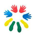 Set Sensorial Psicomótriz Manos y Pies x 8 Unid para