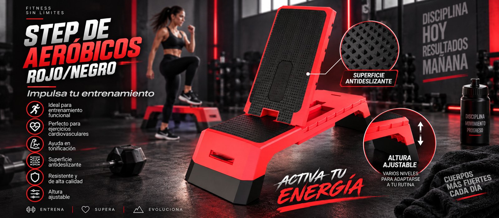 STEP DE AEROBICOS BANNER